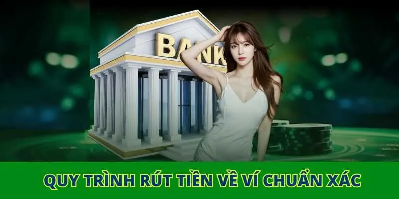 Quy trình rút tiền về ví chuẩn xác